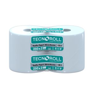 Pack 2 rollos toalla de manos 250 mts